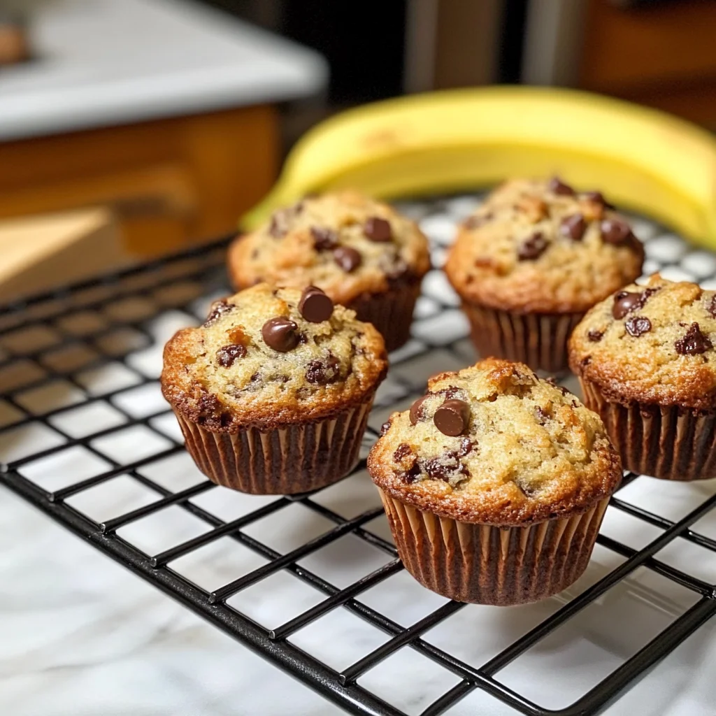 Banana Chocolate Chip Muffins