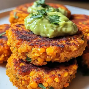 CRISPY SWEET POTATO & RED LENTIL PATTIES That Delight!
