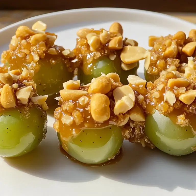 Caramel Apple Grapes