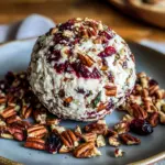 Cranberry Pecan Goat Cheese Ball