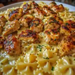 Creamy Cajun Chicken Bowtie Pasta