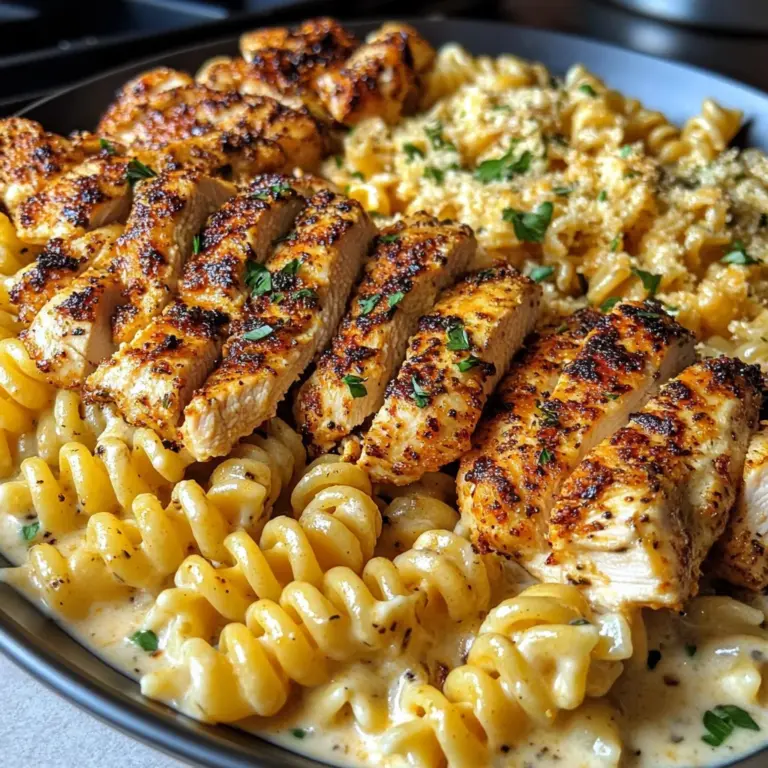 Creamy Cajun Chicken Rotini with Velveeta Parmesan Sauce