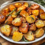 Crispy Roast Potatoes with Rosemary and Garlic - Whole30