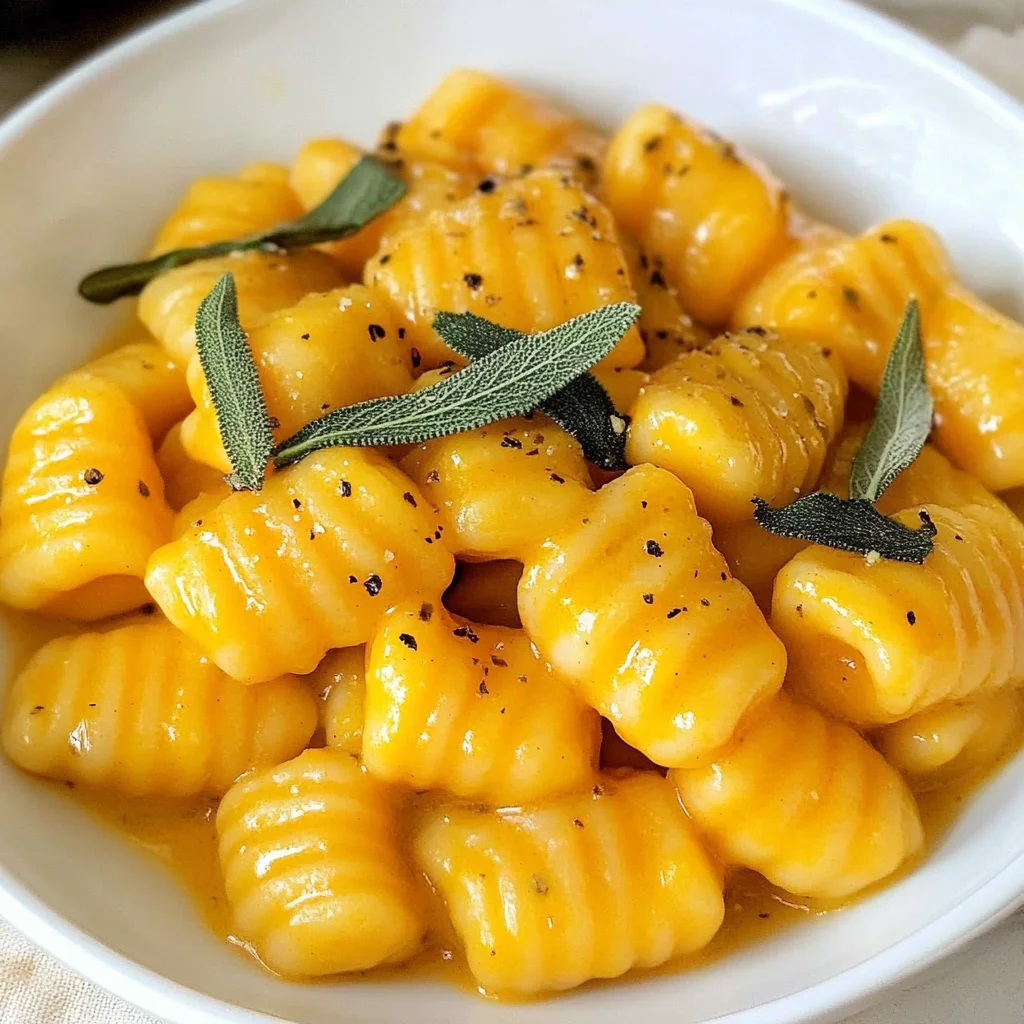 Easy Pumpkin Gnocchi