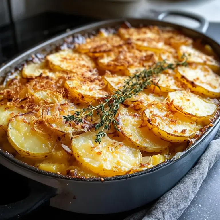 French Onion Potato Bake
