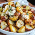 Greek Roasted Potatoes with Whipped Feta