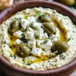 Green Olive and Feta Cheese Dip