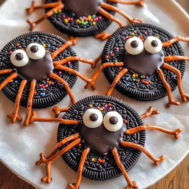 Oreo Spider Halloween Cookies