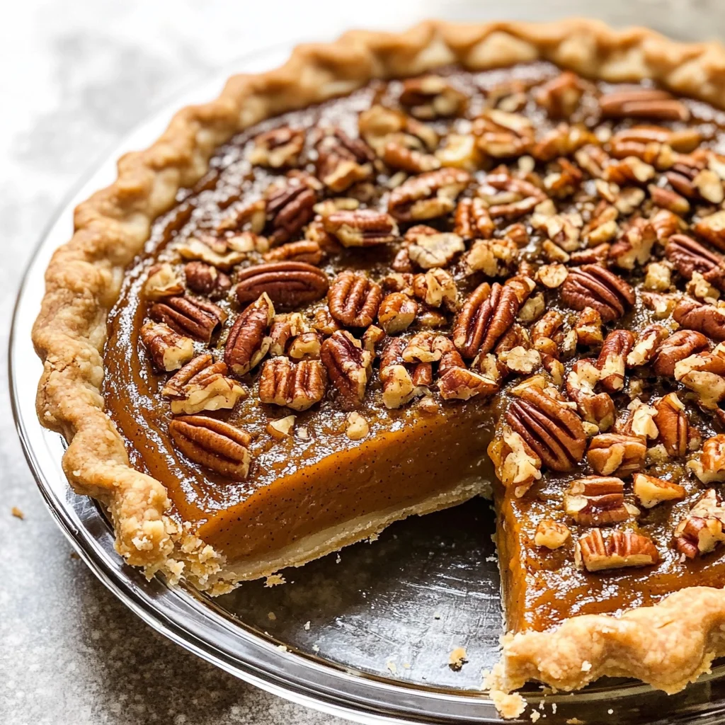 Praline Pumpkin Pie