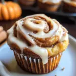 Pumpkin Cinnamon Roll Muffins
