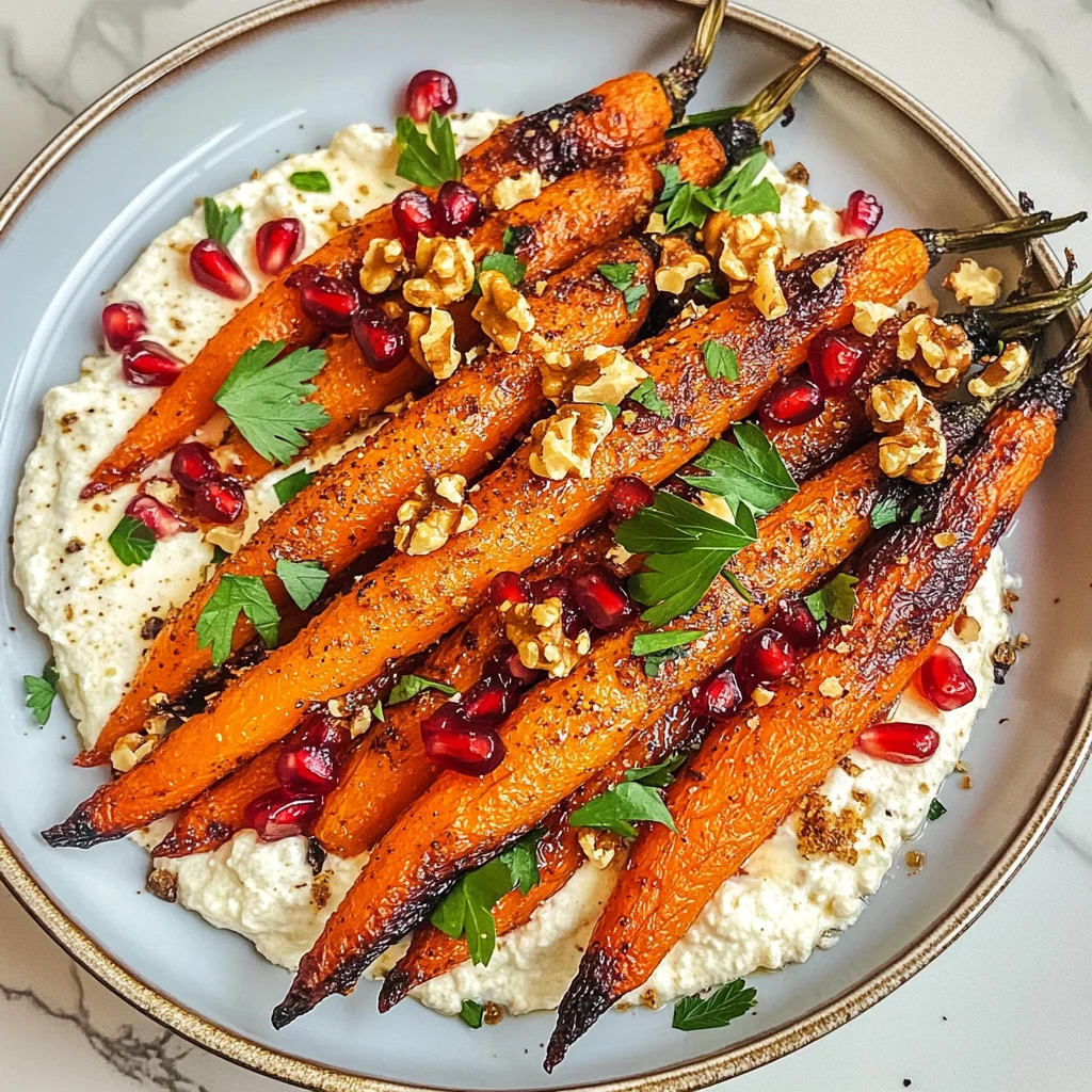 Roasted Carrots with Vegan Ricotta