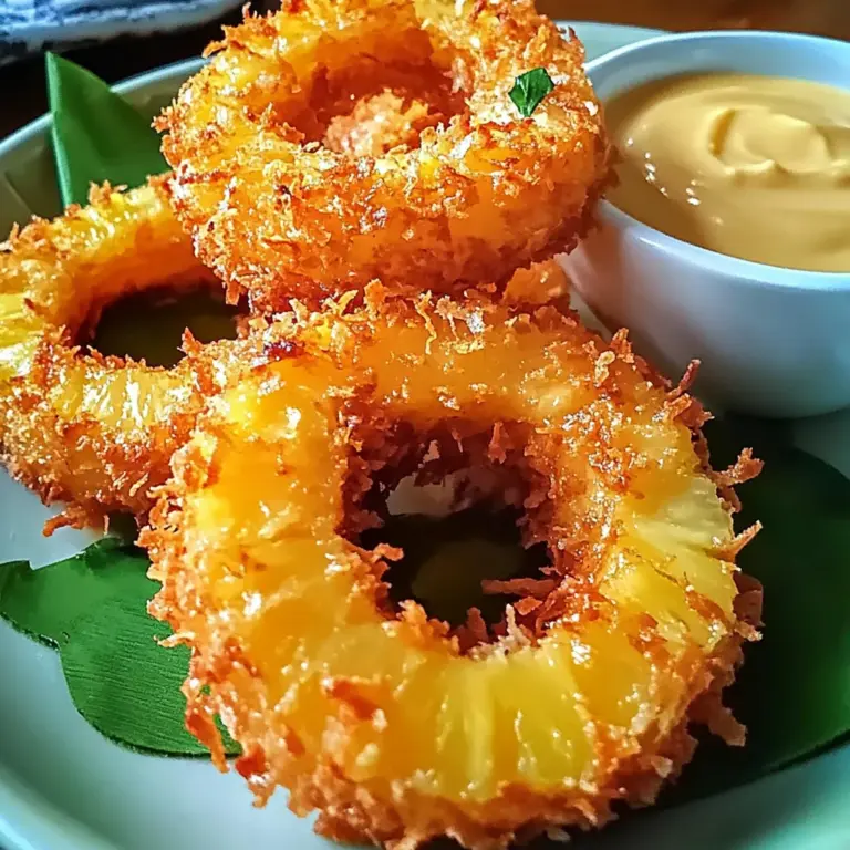Rum-Soaked Fried Pineapple | Tropical Dessert