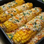 Spicy Creamy Cajun Corn Cob
