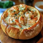 Stuffed Seafood Soup Bread Bowl