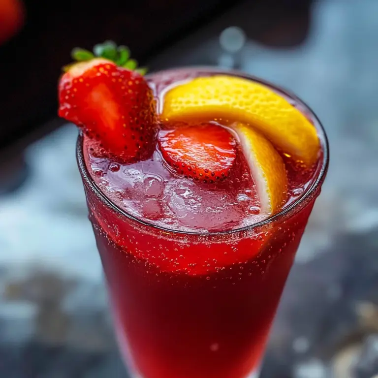 The Best Hibiscus Tea Strawberry-Lemonade Refresher