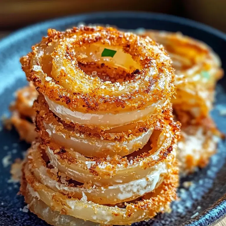 Viral High-Protein Keto Onion Rings Hack (No Breadcrumbs, No Frying!)