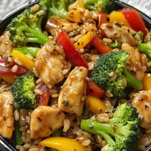 Wild Rice Chicken Stir-Fry with Fresh Veggies