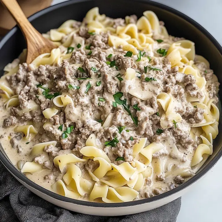 30-Minute Ground Beef Stroganoff