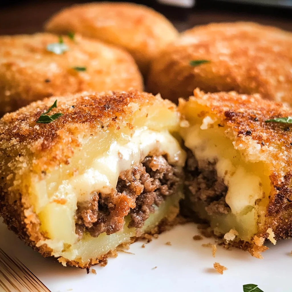 Beef Potato Croquettes