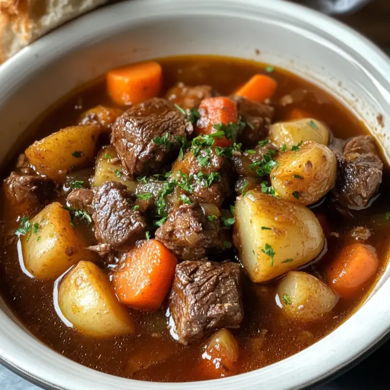 Comforting Crockpot Beef Stew
