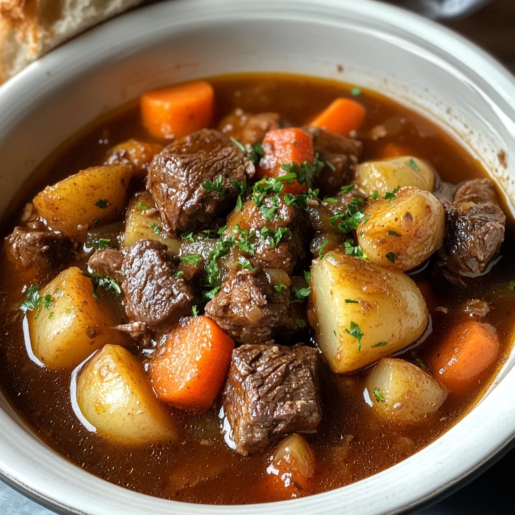 Comforting Crockpot Beef Stew
