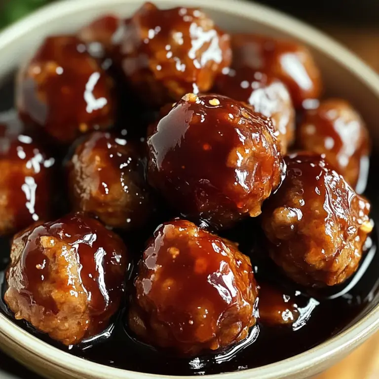 Crockpot Grape Jelly Meatballs