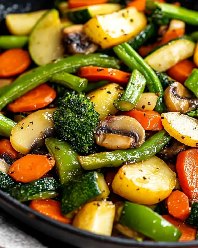 Healthy Sauteed Vegetables Recipe