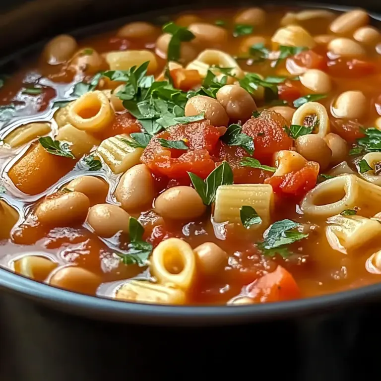 Hearty Pasta e Fagioli Soup Recipe