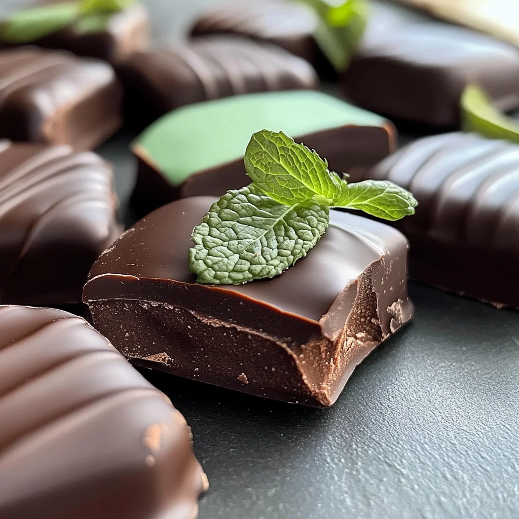 Homemade Andes Mint Chocolates (Paleo, Keto, Vegan)