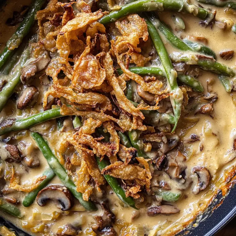 Homemade Green Bean Casserole
