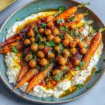 Honey Harissa Carrots With Whipped Feta