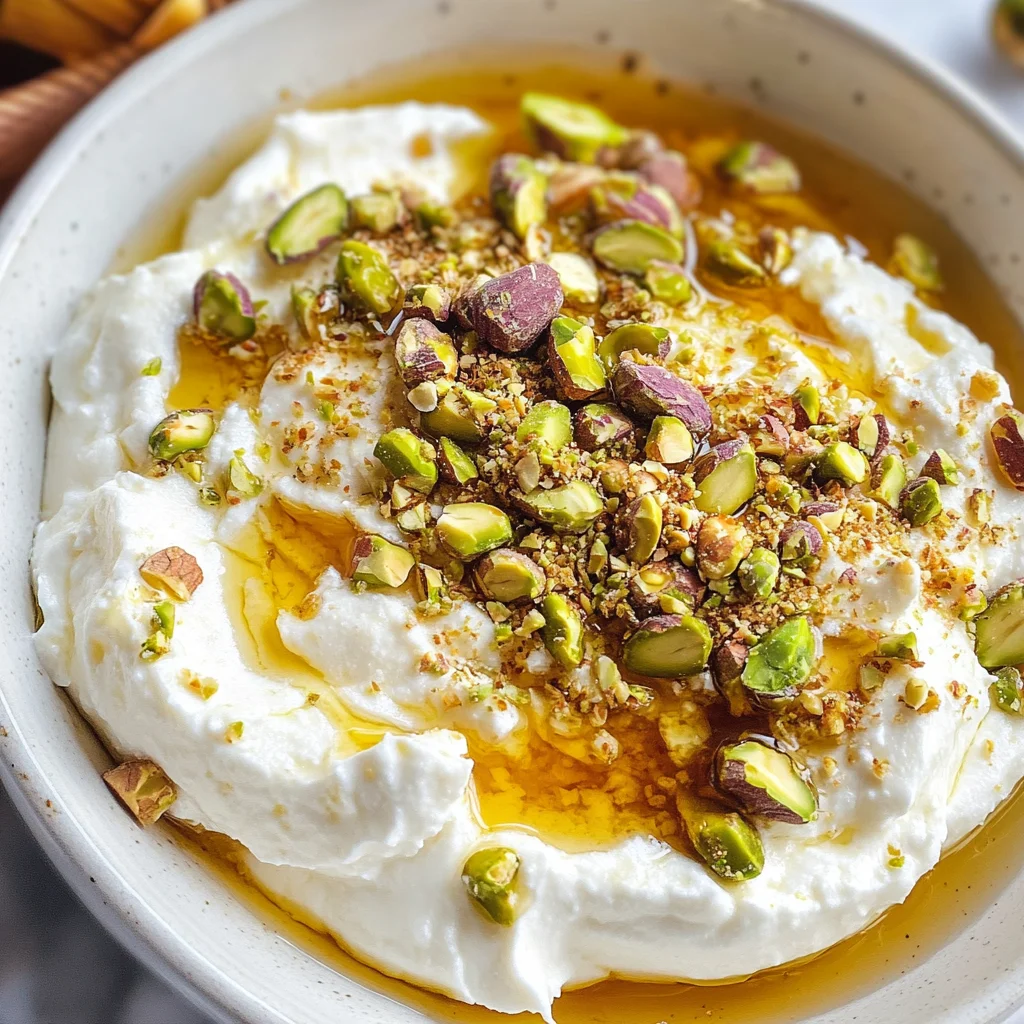 Honey and Pistachio Whipped Feta Dip