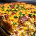 Loaded Cornbread Casserole – Southern Comfort in Every Bite
