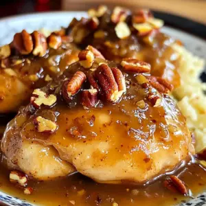 Maple Bourbon Pecan Chicken