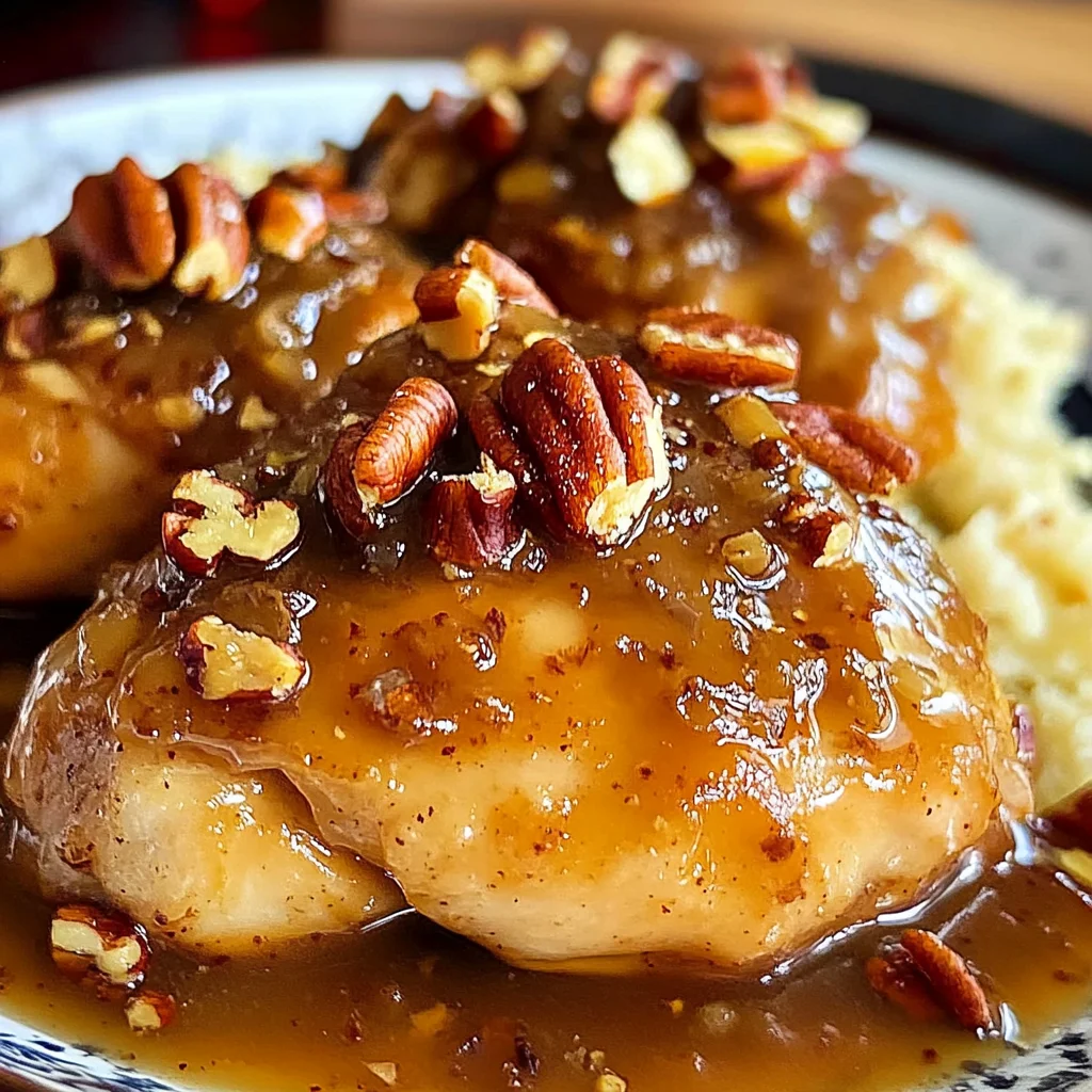 Maple Bourbon Pecan Chicken