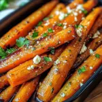Maple Dijon Roasted Carrots