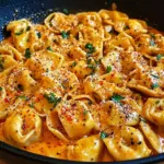 One-Pot Spicy Garlic Butter Chicken Tortellini