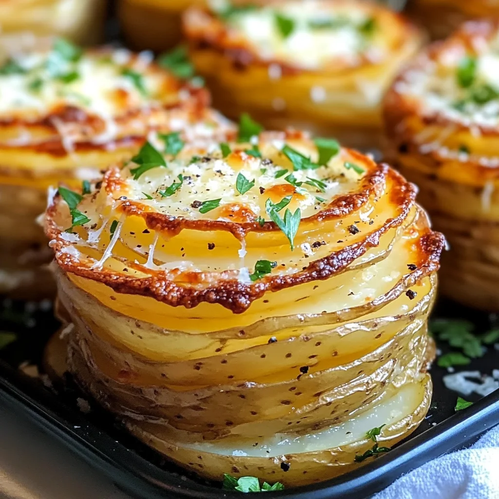 Parmesan Potato Stacks: The Perfect Party Side Dish