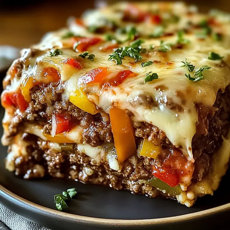Philly Cheesesteak Meatloaf: A Cheesy, Beefy Twist on a Comfort Food Classic