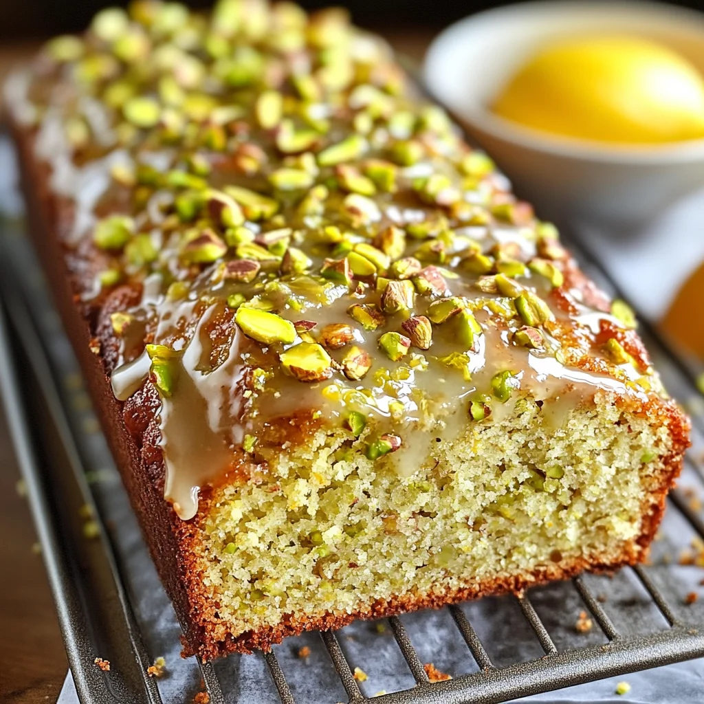 Pistachio Lemon Breakfast Bread