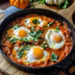 Pumpkin Shakshuka (Baked Eggs in Tomato Stew)