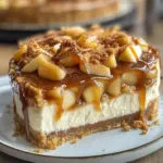 Salted Caramel Apple Pie Cheesecake Recipe