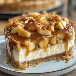 Salted Caramel Apple Pie Cheesecake Recipe