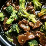 Savory Crock Pot Beef and Broccoli - Alrightwithme