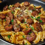 Sticky Honey Garlic Sausage Pasta Skillet: A Flavorful One-Pan Wonder