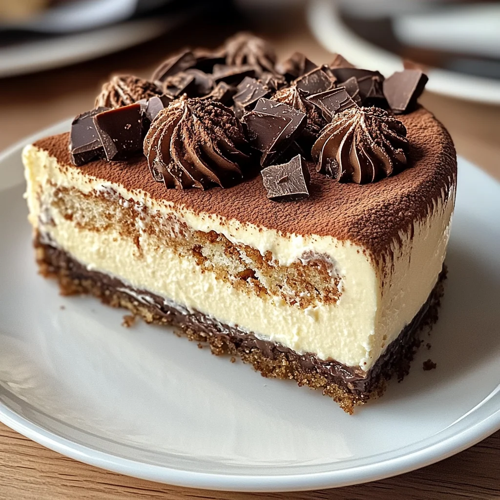 Tiramisu Cheesecake Delight