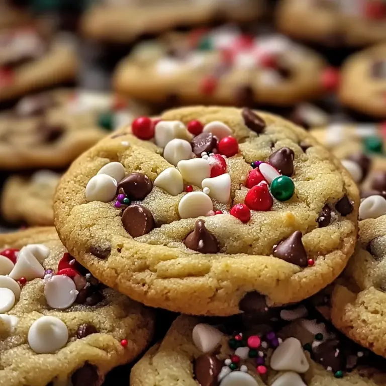Winter Wonderland Chocolate Chip Christmas Cookies