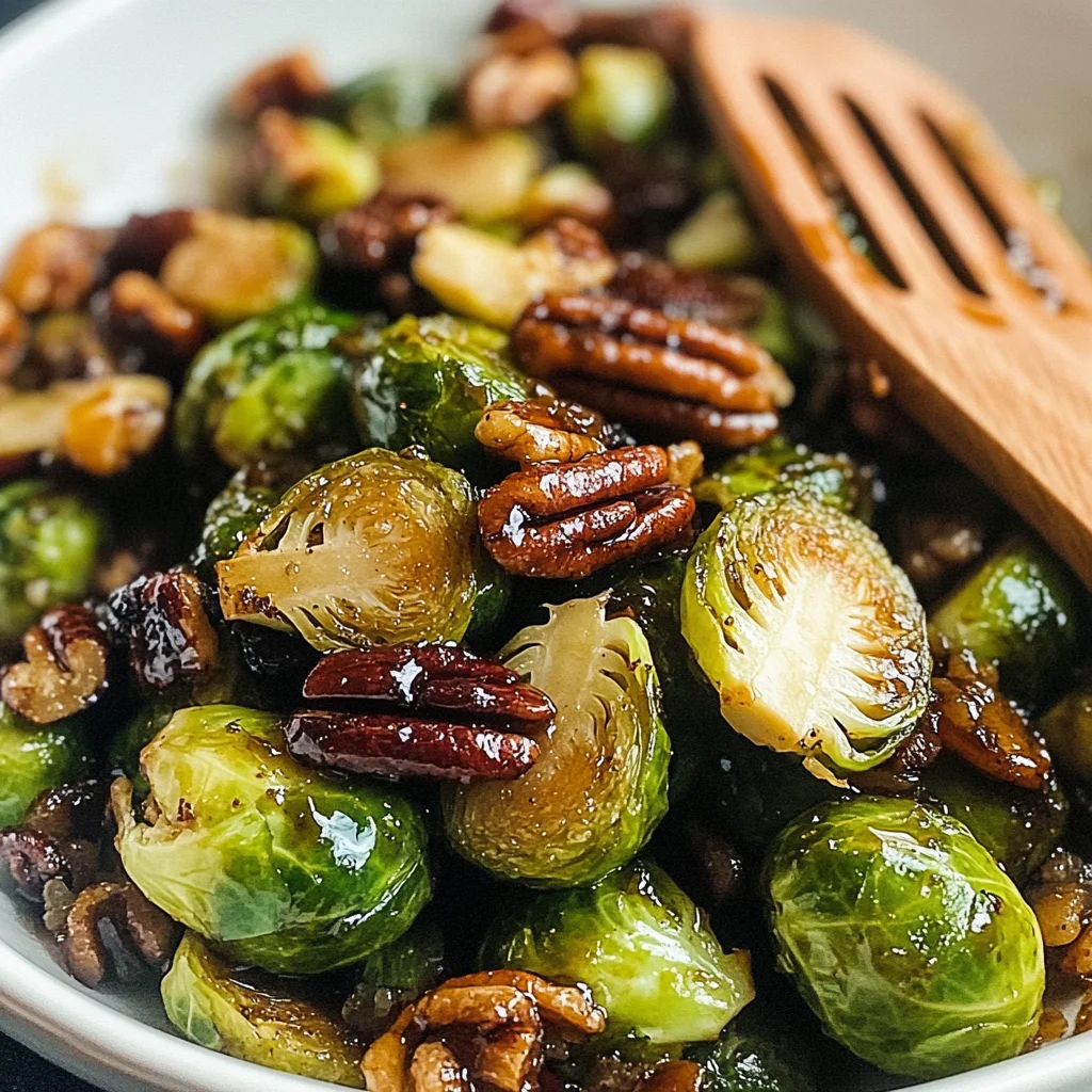 30-Minute Stovetop Maple Turkey Bacon Brussels Sprouts