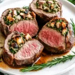 Best Christmas Stuffed Beef Tenderloin