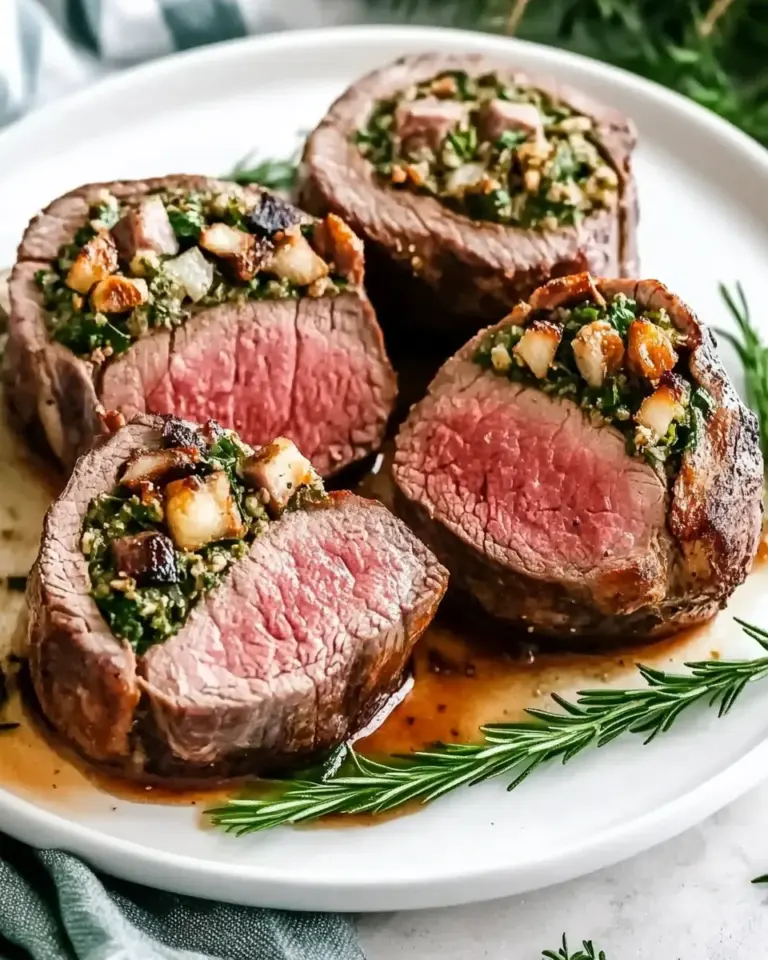 Best Christmas Stuffed Beef Tenderloin